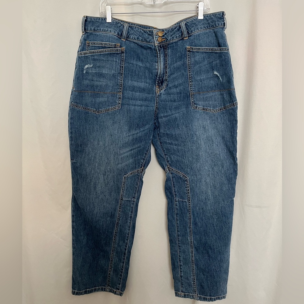 Anthropologie Pilcro The Wanderer Relaxed Fit Blue Jeans